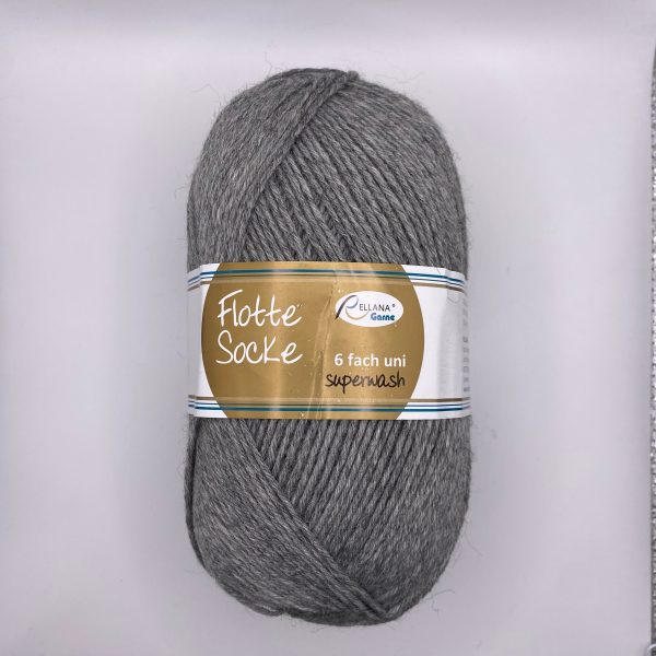 Rellana Garne -Flotte Sock Uni 6ply